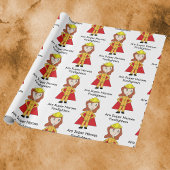 Feuerwehrmänner Frauen Super Hero Funny Geschenkpapier