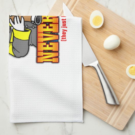 Feuerwehrmänner Handtuch (Viertel Falte)