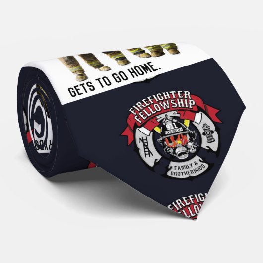 Feuerwehrmänner Krawatte (Gerollt)
