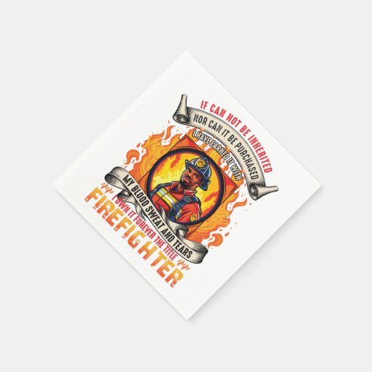 Feuerwehrmänner Serviette (Ecke)