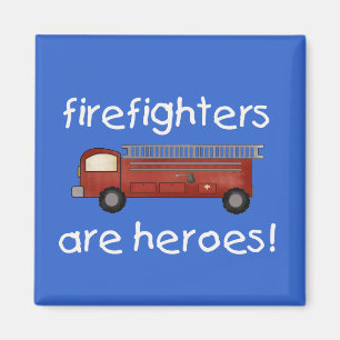 Feuerwehrmänner sind Held-T - Shirts und Geschenk Magnet
