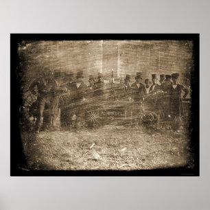 FeuerwehrmännerDaguerreotype 1850 Poster