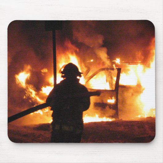 FeuerwehrmannHandline Mousepad (Vorne)