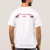 Feuerwehrmannmädchen T-Shirt (Rückseite)