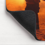 FeuerwehrmannMausunterlage Mousepad (Ecke)