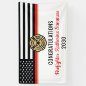 Feuerwehrmannschaft der Feuerwehr Banner (Vertikal)