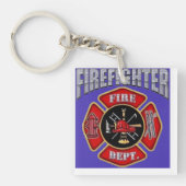 Feuerwehrmannschlüsselkette Schlüsselanhänger (Vorderseite)