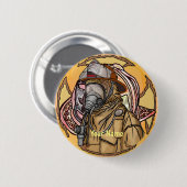 Feuerwehrmaske-Button Button (Vorne & Hinten)