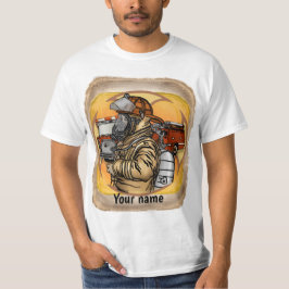 Feuerwehrmaske T - Shirt