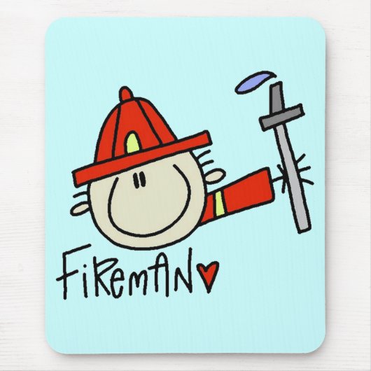 Feuerwehrmauspad Mousepad (Vorne)