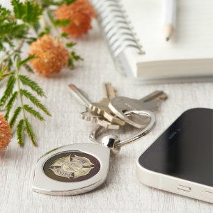 Feuerwehrmetall-Schlüsselanhänger Schlüsselanhänger