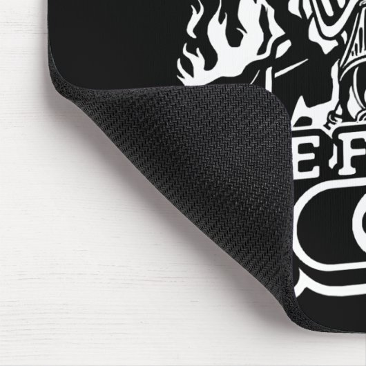 Feuerwehrmodus eingeschaltet - Feuerwehr - dünne r Mousepad (Ecke)