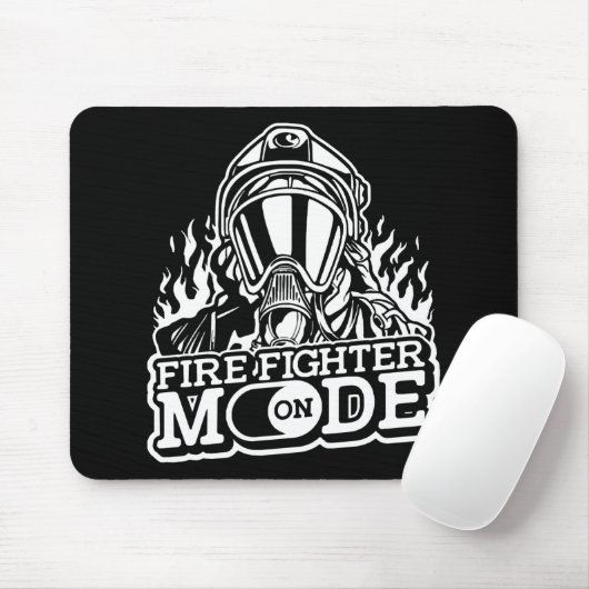Feuerwehrmodus eingeschaltet - Feuerwehr - dünne r Mousepad (Mit Mouse)