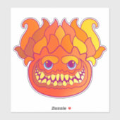 Feuerwehrmonster Aufkleber (Blatt)