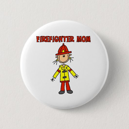 Feuerwehrmutter Button (Vorderseite)
