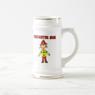 Feuerwehrmutter T-Shirts und Geschenke Bierglas