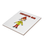 Feuerwehrmutter T-Shirts und Geschenke Fliese (Seite)