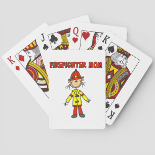 Feuerwehrmutter T-Shirts und Geschenke Spielkarten