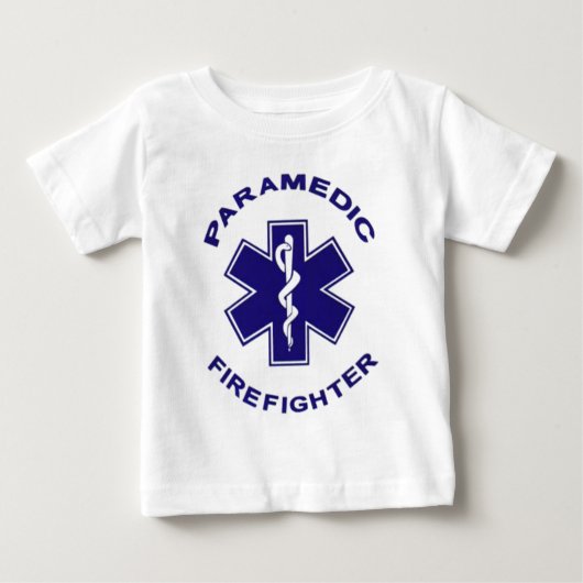 Feuerwehrparamedizin Baby T-shirt (Vorderseite)