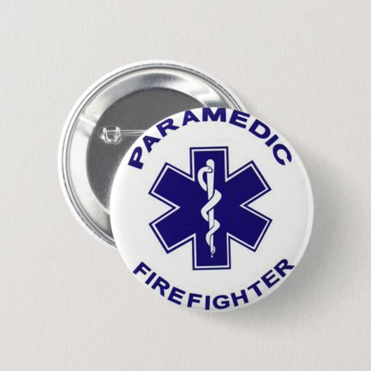 Feuerwehrparamedizin Button (Vorne & Hinten)