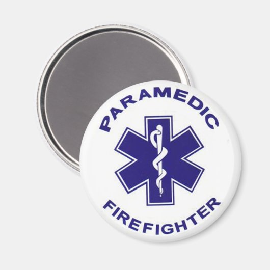 Feuerwehrparamedizin Magnet (Vorderseite/Rückseite)