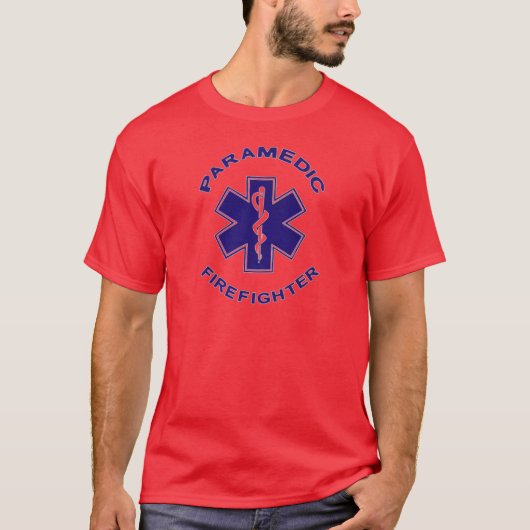 Feuerwehrparamedizin T-Shirt (Vorderseite)