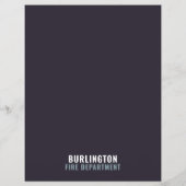 Feuerwehrportrait, Feuerwehrrekrutierung Flyer (Hinten)