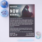 Feuerwehrportrait, Feuerwehrrekrutierung Flyer (Einzeln)