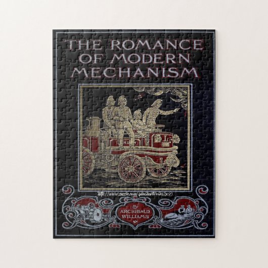 "Feuerwehrpuzzle von 1910" Puzzle (Vertikal)