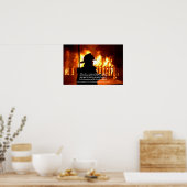 Feuerwehrquote Poster (Küche)