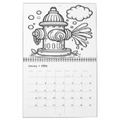 Feuerwehrrettungsmissionen - Färben 2025/2026 Kalender (Jan 2026)