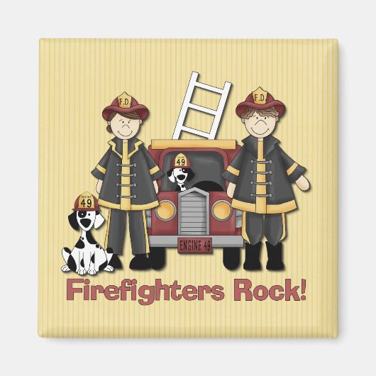 Feuerwehrrock Magnet (Vorne)