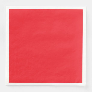 Feuerwehrrot Serviette