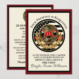 Feuerwehrruhestand / Aufforderung zur Anerkennung Einladung