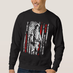 Feuerwehrruhestand der Feuerwehrmann Der Legende h Sweatshirt