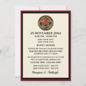 Feuerwehrruhestand / Erkennung Einladung (Rückseite)