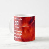 Feuerwehrruhestand Kaffeetasse (Vorderseite Links)