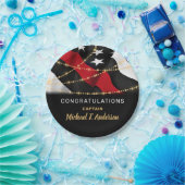 Feuerwehrruhestand Thin Red Line Party Pappteller (Party)