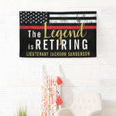 Feuerwehrruhestandsabteilung Feuerwehrmann Banner (Insitu)