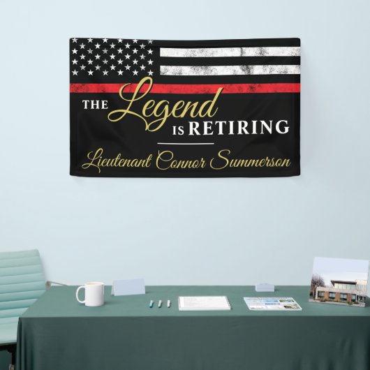 Feuerwehrruhestandsabteilung Feuerwehrmann Banner (Messeveranstaltung)