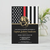 Feuerwehrruhestandsabteilung Feuerwehrmann Einladung (Stehend Vorderseite)