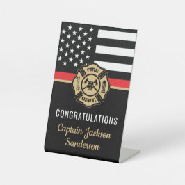 Feuerwehrruhestandsabteilung Party Sockelschild