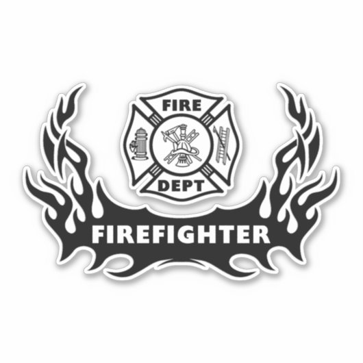 Feuerwehrrutsche Aufkleber (Vorderseite)