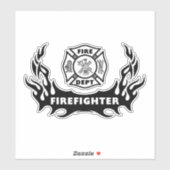 Feuerwehrrutsche Aufkleber (Blatt)