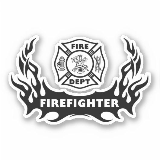 Feuerwehrrutsche Aufkleber (Vorderseite)