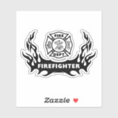 Feuerwehrrutsche Aufkleber (Blatt)
