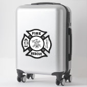 Feuerwehrrutsche Aufkleber (Koffer)