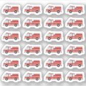 Feuerwehrschieber-Feuerwehrschieber-Einsatzplaner Aufkleber (Vorderseite)