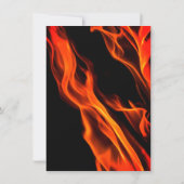 Feuerwehrschiff Abzeichen Feuerwehrruhestand Party Einladung (Rückseite)