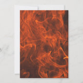 Feuerwehrschiff Abzeichen Feuerwehrruhestand Party Einladung (Rückseite)